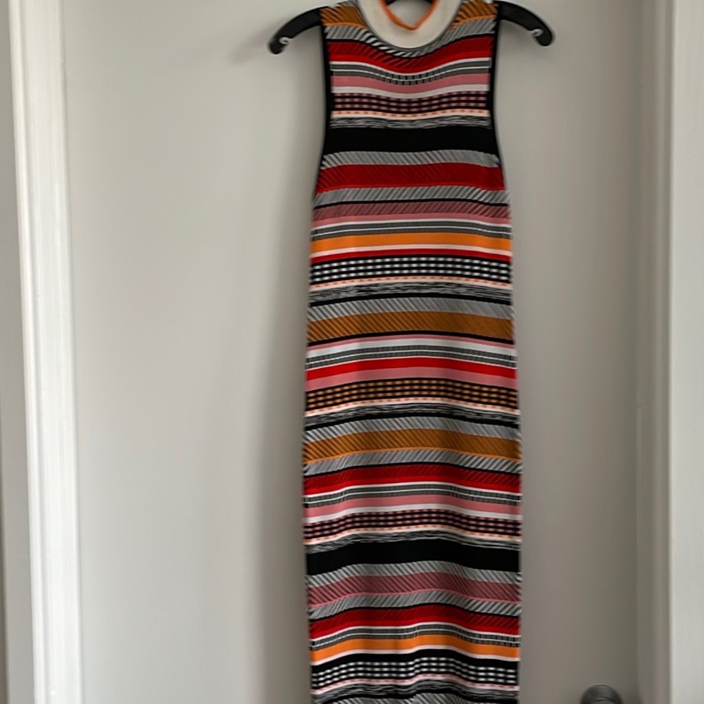 Striped knit stretch Topshop dress